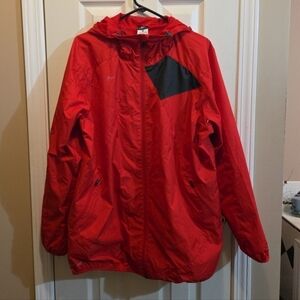 Nike Storm FIT Jacket Men’s Large Red Windbreaker